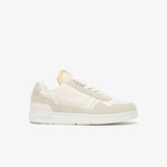 Lacoste Womenss T-Clip Trainers in White - Off-White Leather - Size UK 4.5