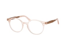 WOOD FELLAS Solln 10935 walnut/gold, including lenses, ROUND Glasses, UNISEX