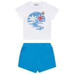 Moncler Logo T-shirt Och Shorts-set Vitt | Vit | 2 years