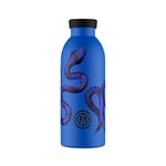 Inter - Bouteille isotherme de 500 ml, bouteille thermos avec bouchon 100% hermétique (12 heures de boissons chaudes 24 heures froides), écologique en acier inoxydable - Produit officiel