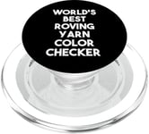 World's Best Roving Yarn Checker PopSockets PopGrip pour MagSafe