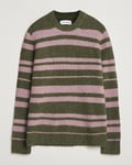 Samsøe Samsøe Arin Mohair Striped Sweater Green/Pink