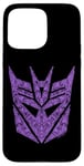 iPhone 15 Pro Max Transformers Evergreen Decepticons Purple Icon Filled Logo Case