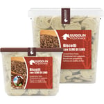 Guidolin-equi Snack - Equi Snack semi di lino 700 g: Equi Snack biscuits pour chevaux avec graines de lin pour la digestion et l'éclat du format de