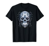 Jeweled Studded Crystal Skull Dia de Los Muertos T-Shirt