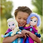 50cm 2st Frozen Princess Anna Elsa Snow Queen Docka Barnleksaker Julklappar Fyllda plysch