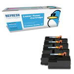 Refresh Cartridges Value Pack 593-11144/5/6/7 Toner Compatible With Dell Printer