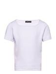 Nlfdida Ss Square Neck Top Tops T-shirts Short-sleeved Purple LMTD