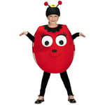 WIDMANN 01482 Enfant Costume Coccinelle, One Size