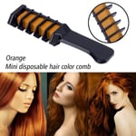 Mini Hair Dye Comb Color Chalk Styling 1pc Orange