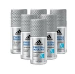 Adidas Men Fresh Endurance Roll-on Deodorant Antiperspirant 50ml 3, 6 Pack