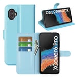 Samsung Galaxy Xcover6 Pro      Pu Wallet Case    [Lightblue]