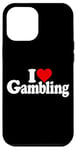 Coque pour iPhone 12 Pro Max I LOVE HEART GAMBLING CASINOS PARIS TRADING LAS VEGAS