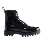 Kickers Kizzie Higher Womens Black Boots Leather (archived) - Size UK 6.5