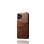 Trolsk Leather Card Case (iPhone SE3/SE2/8/7) - Brun