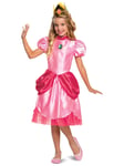 Princess Peach Classic Super Mario Cartoon Video Game Child Girls Costume