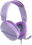 Casque de jeu Turtle Beach Recon 70 Lavendel Casque de jeu pour Nintendo Switch, PS5, PS4, Xbox Series X|S, Xbox One et PC