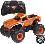 Monster Jam, Official El Toro Loco Remote Control Monster Truck, 1:24 Scale, 2.