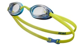 Lunette de bain enfant nike swim legacy bleu jaune