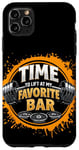 Coque pour iPhone 11 Pro Max Workout Humor: Time To Lift At My Favorite Bar