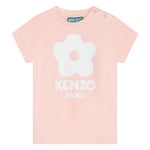 Kenzo Logo T-shirt Ljusrosa | Rosa | 6 months