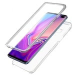 360° Heltäckande & Stötdämpande Skal Samsung S10 Plus Transparent