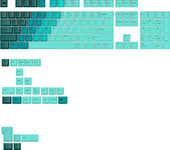 Glorious Glorious Gpbt Gradient Keycaps, Ansi Layout (Us), Pbt, Dye-Sub - Rainforestglorious Gpbt Gradient Keycaps - Rainforest - Us - Retail