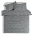 Habitat Stockholm Stripe Grey Bedding Set - Kingsize