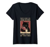 That's What I Do I Read Books Drink Coffee And I Know Things V-Neck T-Shirt