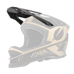 O'NEAL | Visière de remplacement pour casque de vélo | VTT | Visière de remplacement pour casque Blade Polyacrylite Delta V.22 | Visière pour casque Blade Polyacrylite Delta V.22 | Adulte | Noir et Or