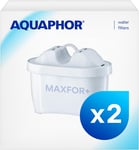 AQUAPHOR Maxfor+ Replacement Filter Cartridge Pack of 2 - Compatible with All Aq