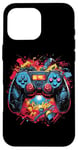 Coque pour iPhone 16 Pro Max Gamer Esthétique Graphique Gaming Jeux Vidéo Garçons Ados