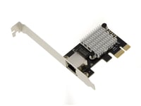 Carte PCIe 3.1 1x vers 2.5 Gigabit ETHERNET 10 100 1000 1G 2.5G Connecteur RJ45 CHIPSET INTEL I225-V High Low Profile