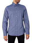 GANT Men's Slim Oxford Shirt Dress, Persian Blue, 3XL