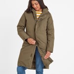 TOG24 Reiner Womens Waterproof Parka Khaki - Size 8 UK