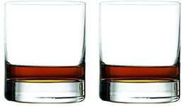 Topkapi Lot de 2 verres à whisky « Manhattan Bar » pour whisky, whisky on the Rocks, Drinks, Bar & Lounge - Hauteur : 10,6 cm - Capacité : 420 ml - Transparent