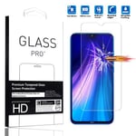 Verre Trempé Xiaomi Redmi Note 8 [1 Pièces] Film de Protection Protection Ecran Xiaomi Redmi Note 8 2019 6.3" -1pcs