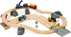 BRIO World 33210 - Rail & Road Järnväg- och väglastset