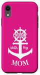Coque pour iPhone XR Cruisin' With My Mom Ship Ocean Ports Sun Aging Fun Novelty
