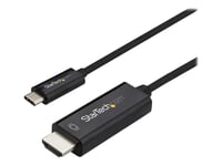 StarTech.com Câble USB C vers HDMI 6 pieds (2 m), câble adaptateur vidéo USB Type C 4K 60 Hz vers HDMI 2.0, compatible Thunderbolt 3, ordinateur portable vers moniteur/écran HDMI, câble DP 1.2...