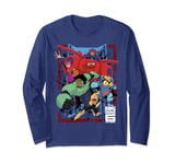 Disney Big Hero 6 TV Series Group Action Poster Long Sleeve T-Shirt