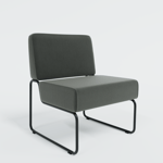 Soffa Play - Modul 65 cm, Tyg Nevotex Eros Trend 37 - Antracitgrå