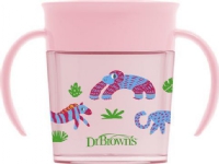 Dr Browns TC71005-DR BROWN`S-MUG 360 * DRINKING AS FROM A GLASS 200ML PINK