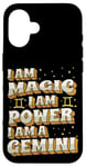 Coque pour iPhone 16 Magique Gemini Power Zodiac Girl Horoscope Anniversaire