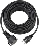 Brennenstuhl – Earthed extension cable, CEE 7/7 - CEE 7/4, 5m, black (1161420)