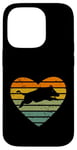 iPhone 14 Pro I Love Wild Boars Retro Heart Hunter Boar Case