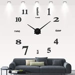 GMMH Horloge Murale Design 12 100–130 cm 3 d'XXL Horloge Moderne de même gestaltbare Do It Yourself Horloge Murale