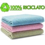 Vileda Chiffon Microfibre 3pz Eco Friendly Durable 100% Pet Recyclé 30×30 CM