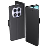 Aiziki Coque pour Xiaomi Redmi Note 14 Pro, Etui Protection Housse Premium en Cuir PU, [Pochette de Portefeuille] [Fermeture Magnétique] [Etui à Rabat]- Noir