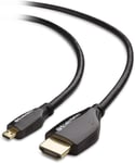 Cable Micro Hdmi Vers Hdmi À Haute Vitesse Hdmi (Cable Micro Hdmi Hdmi), Résolution 4K Prête- 5M[L3395]